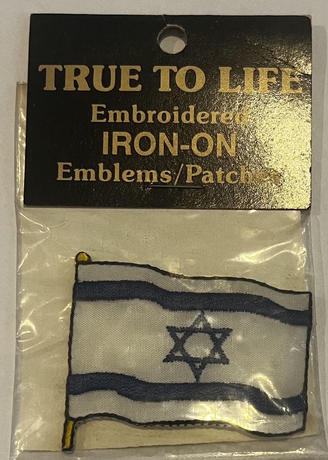 Israel Flag Iron on Patch