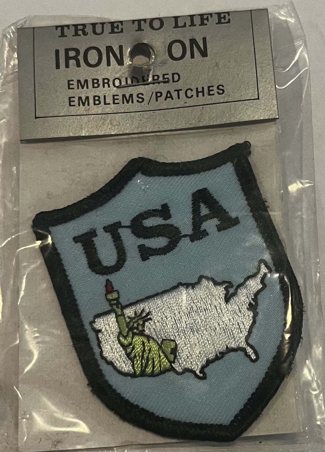 USA Shield Iron on Patch