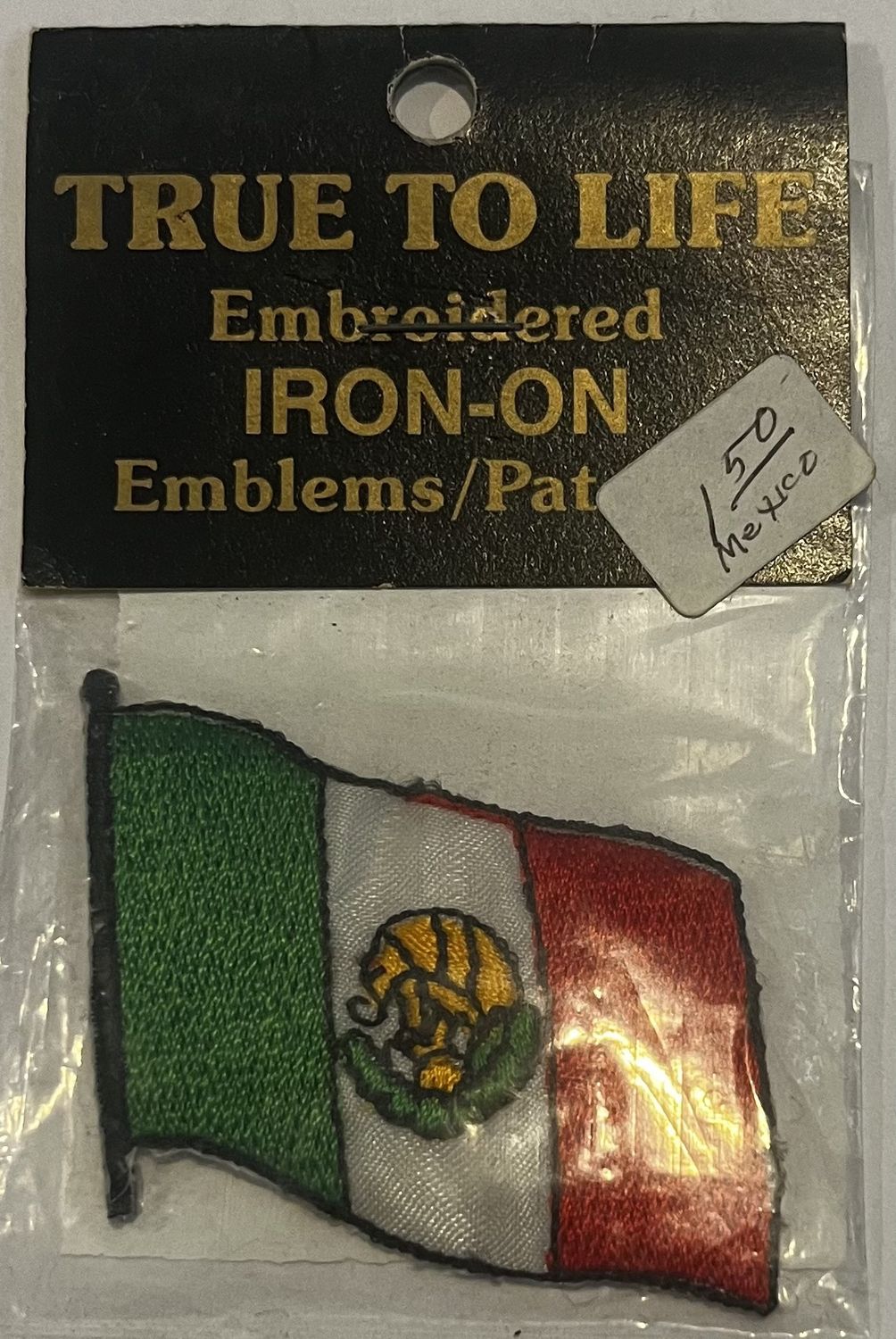 Mexico Flag Iron on Patch
