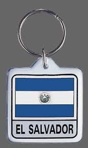 El Salvador Key Chain, Colour: Silver