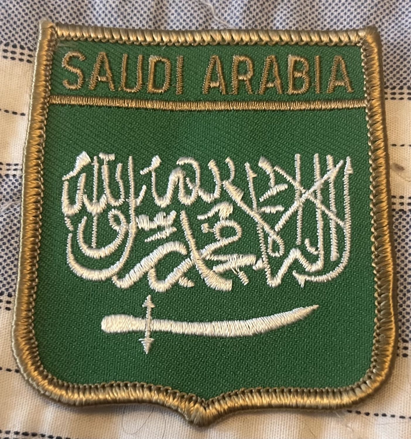Saudi Arabia Shield Patch