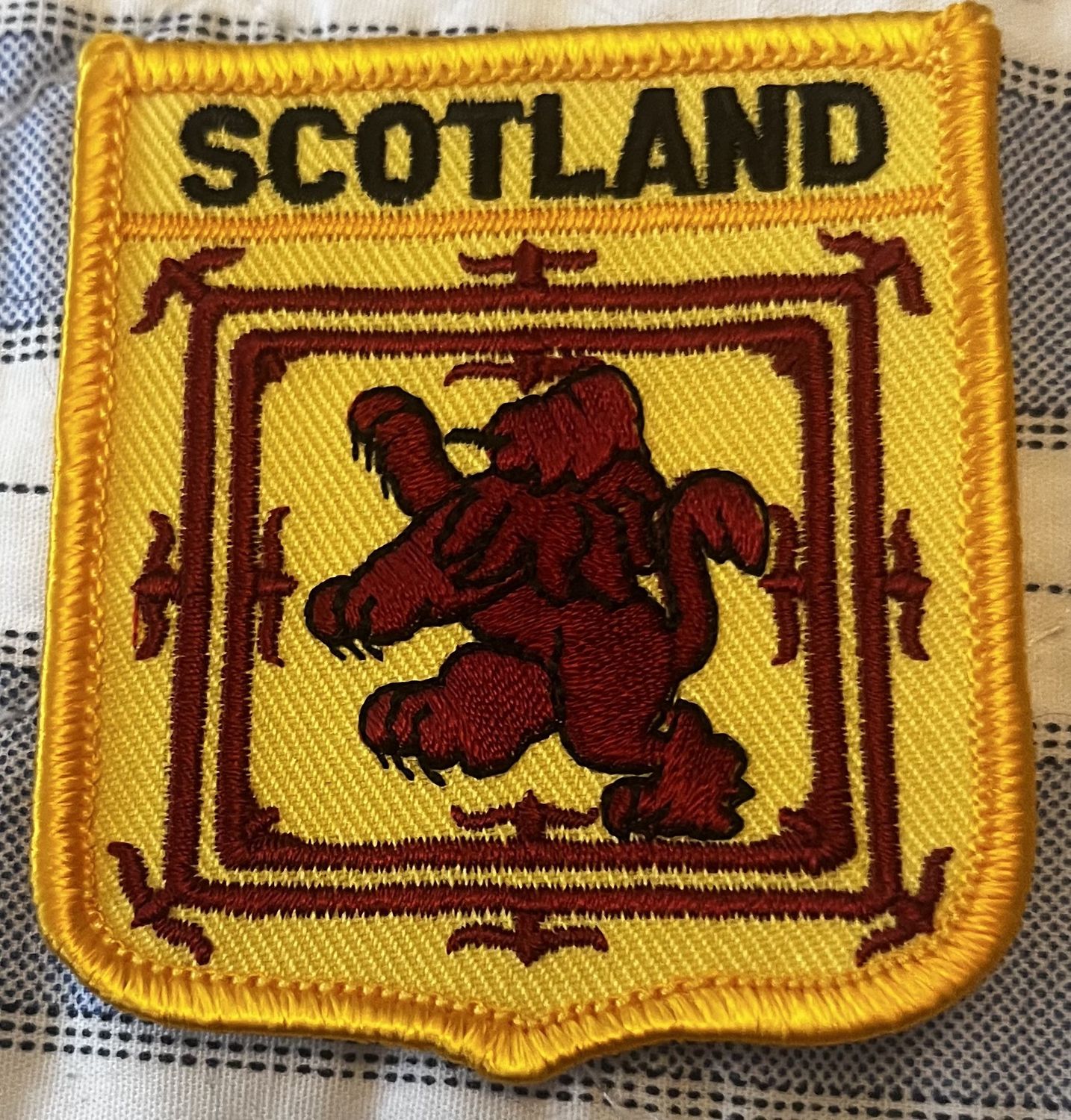 Scotland with Lion Shield Patch