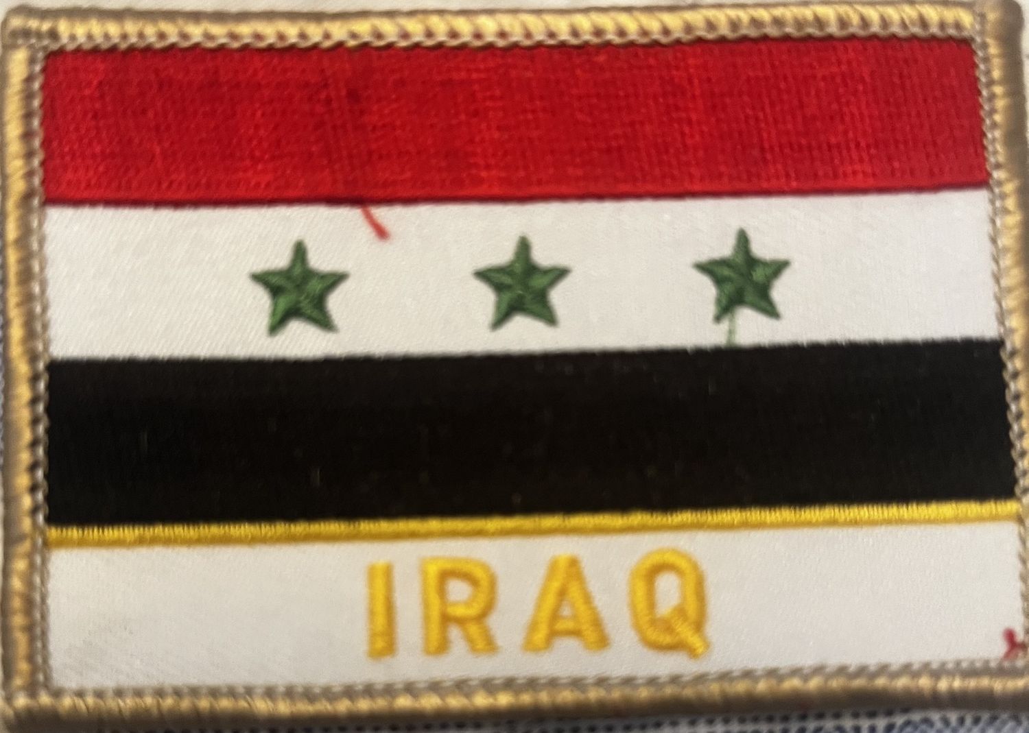 Iraq Rectangle Patch