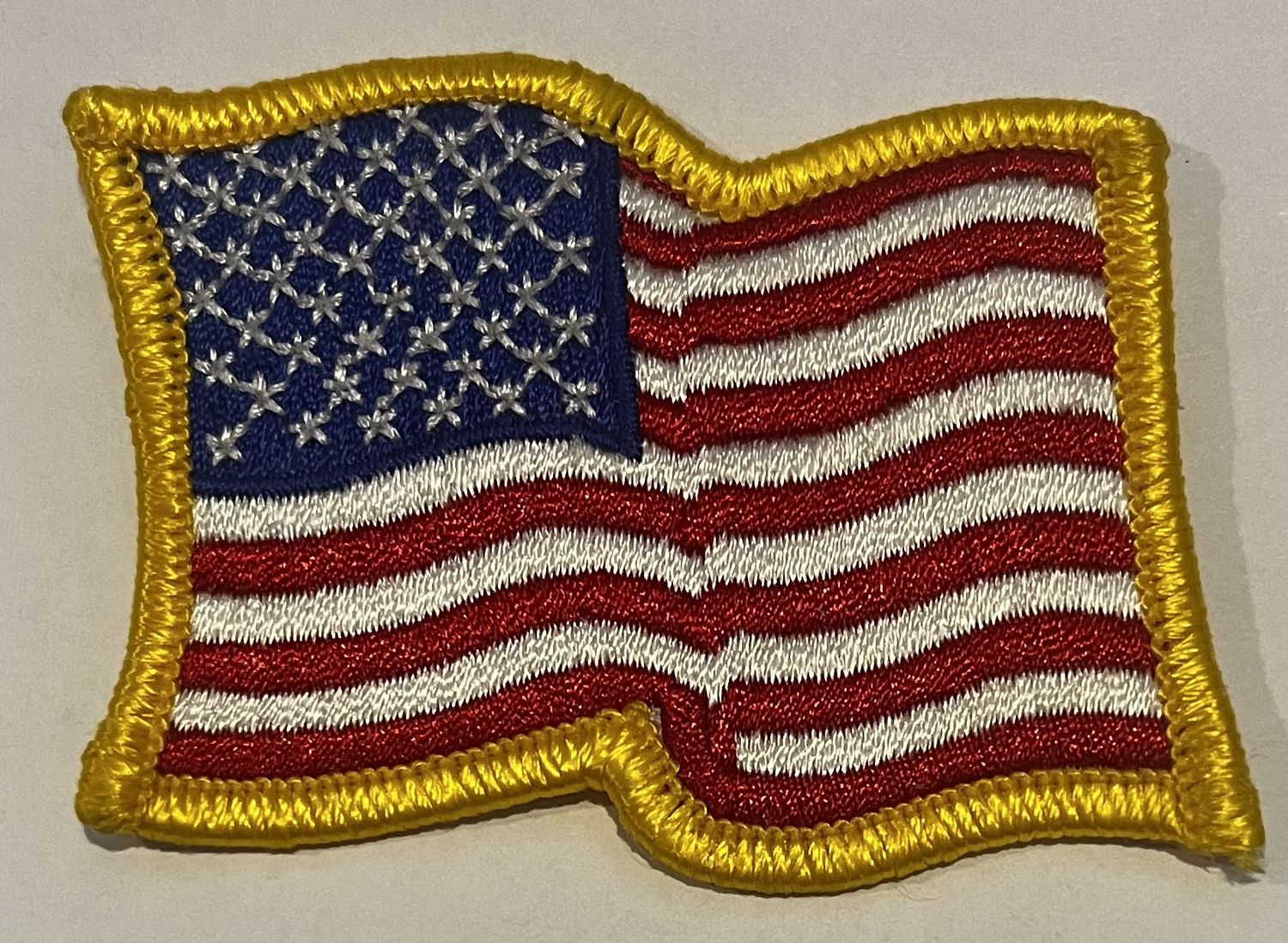 Waving United States Flag Patch