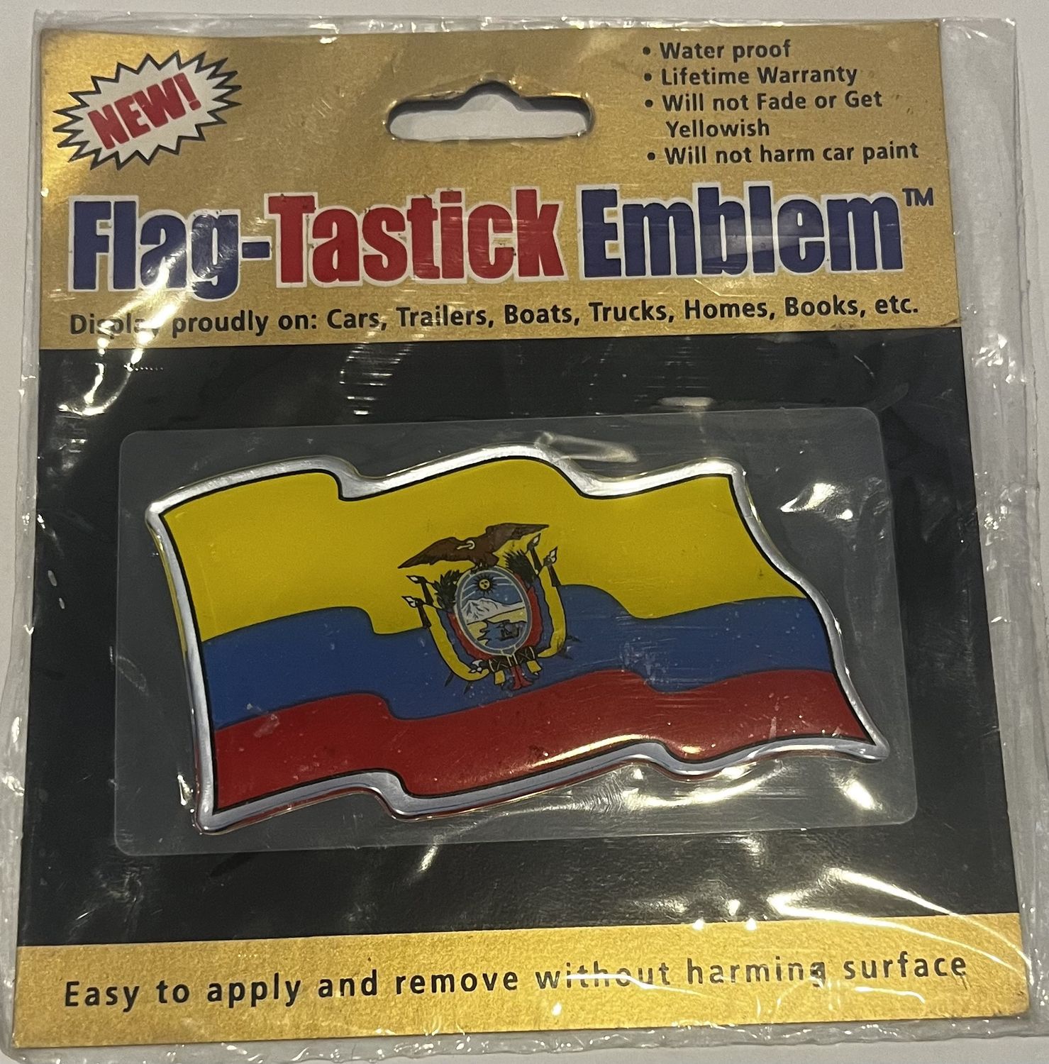 Ecuador Waterproof Car Sticker