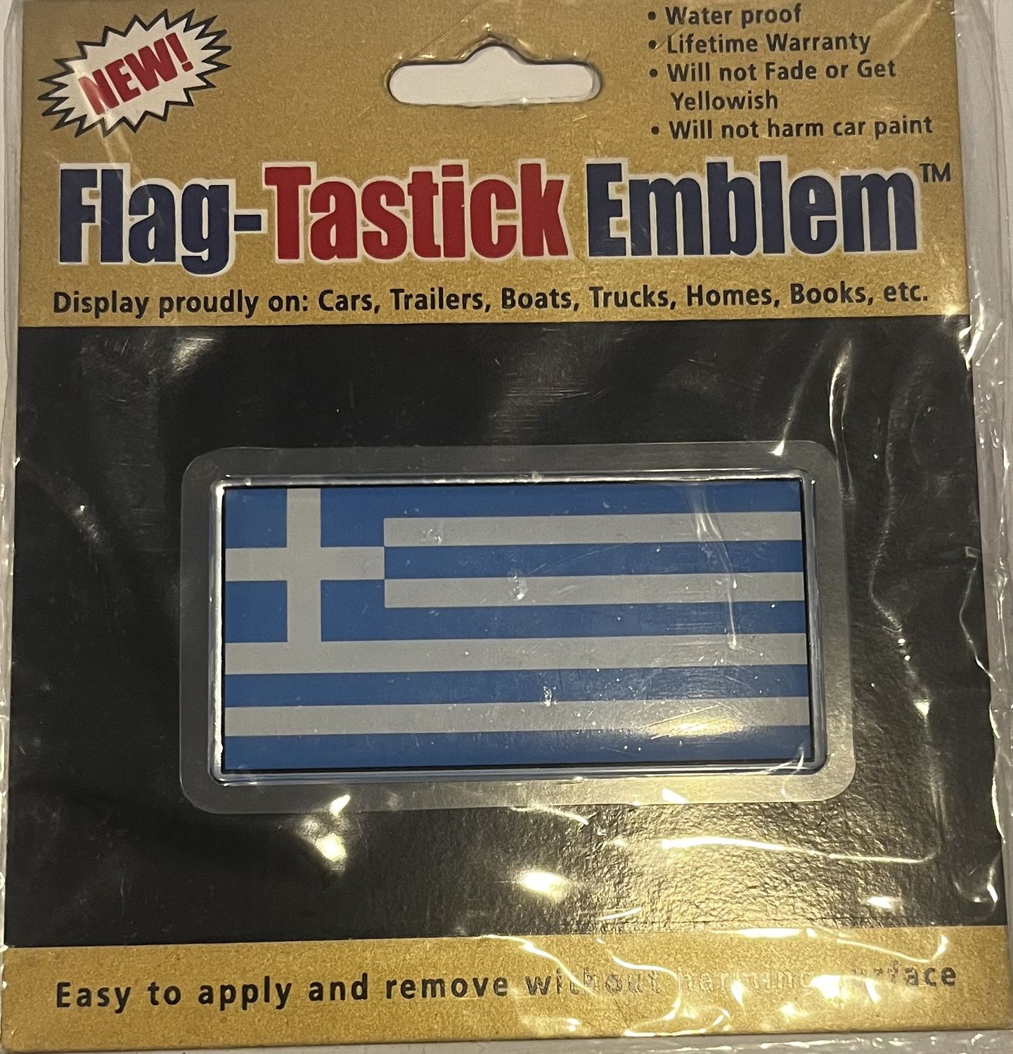 Greece Waterproof Car Sticker