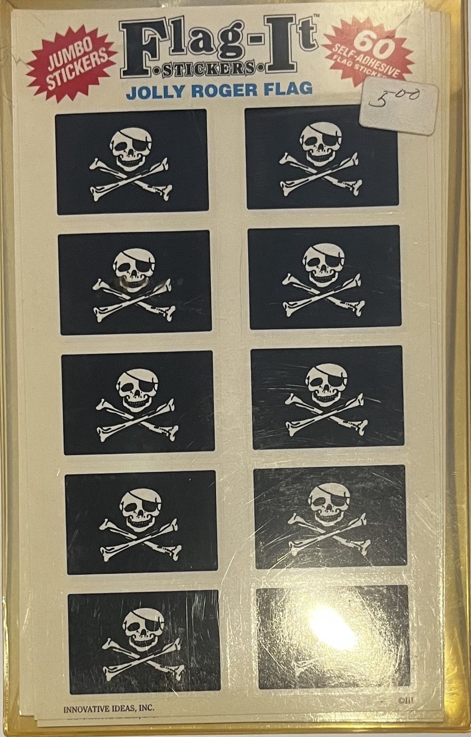 Jolly Roger 60 Count Stickers