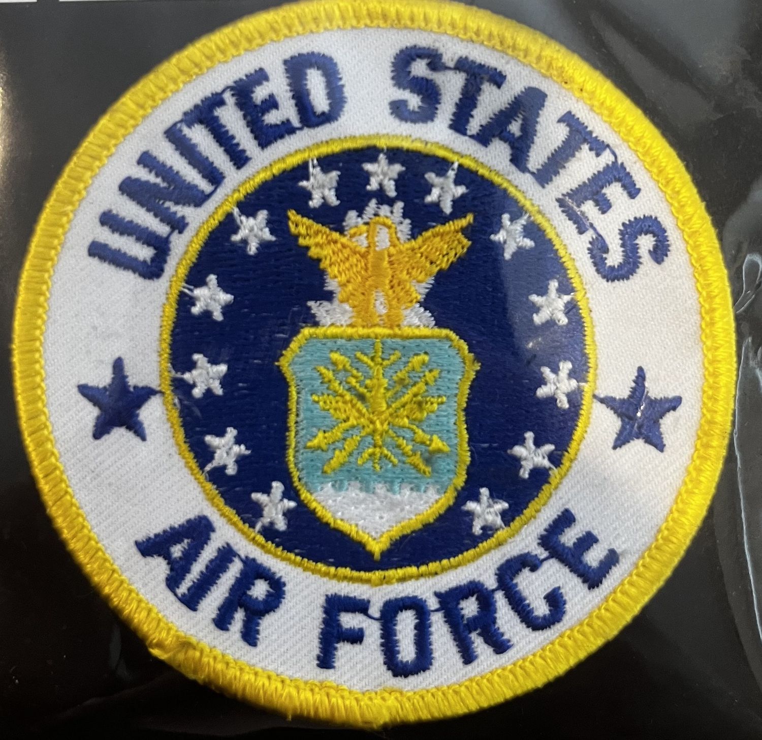 Air Force Circle Iron on Patch