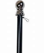 Aluminum Rotating Poles, Colour: Black