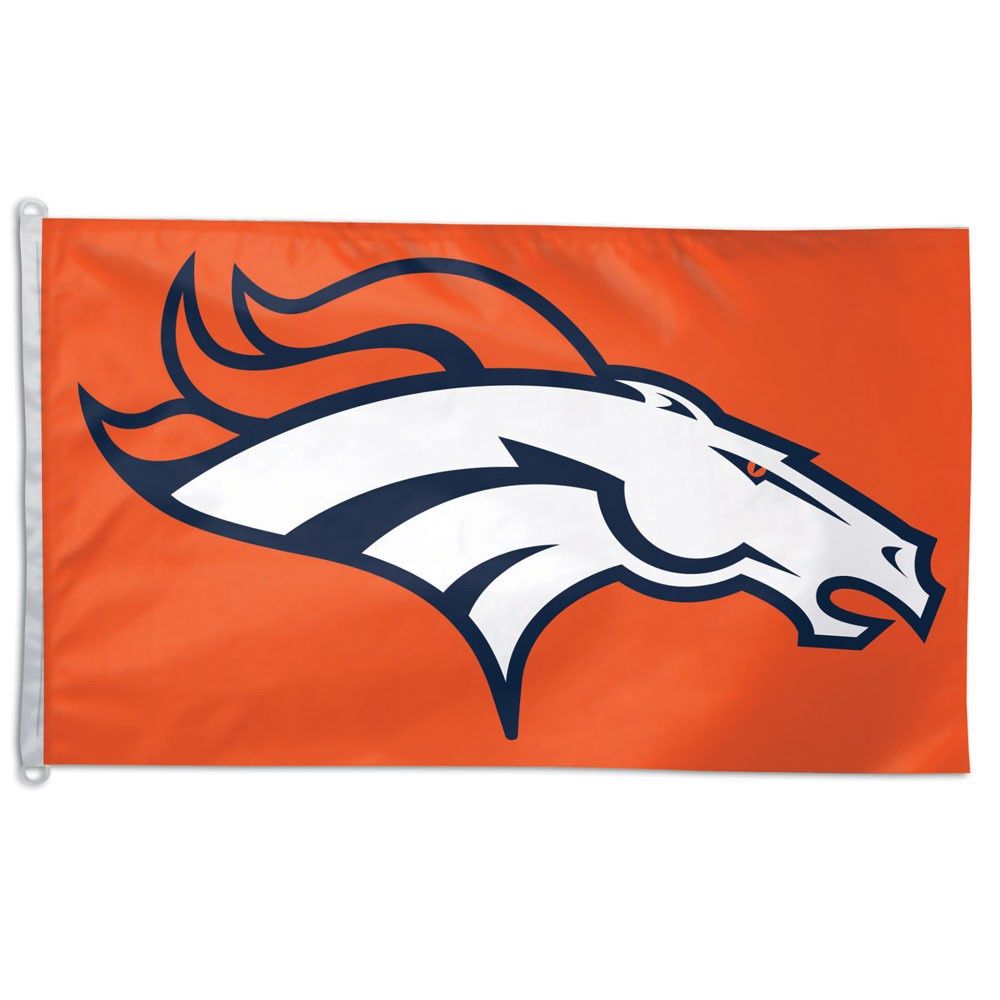 Denver Broncos, Colour: Orange, Style: 3x5' Flag