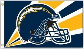 Los Angeles Chargers, Size: 4x6" On Staff