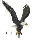 Natural Aluminum Flying Eagles, Style: E-9
