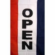 Open RWB Vertical, Size: 5x3'
