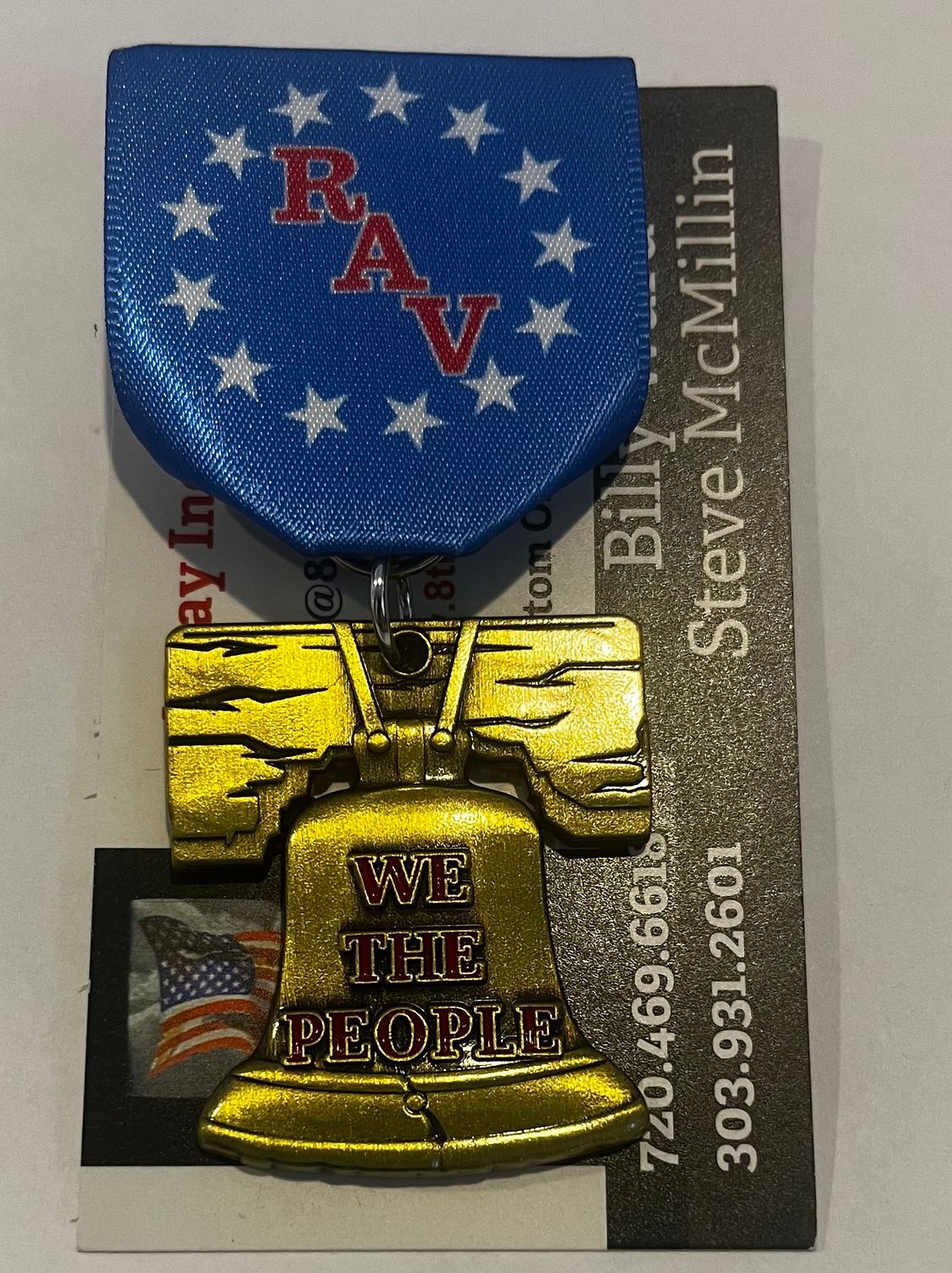 "RAV" We the People Pin