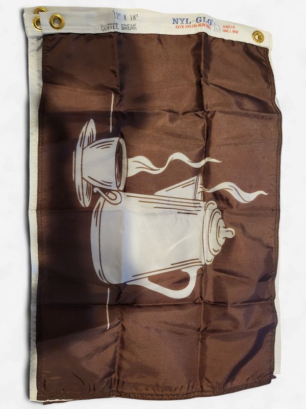 Coffee Break Boat Flag
