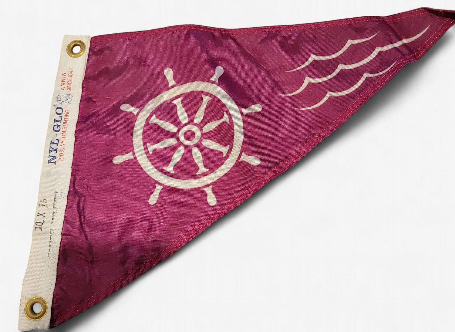 Ships Wheel Pennant Boat Flag