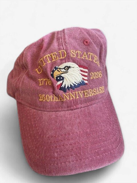 250 Anniversary Hat Salmon