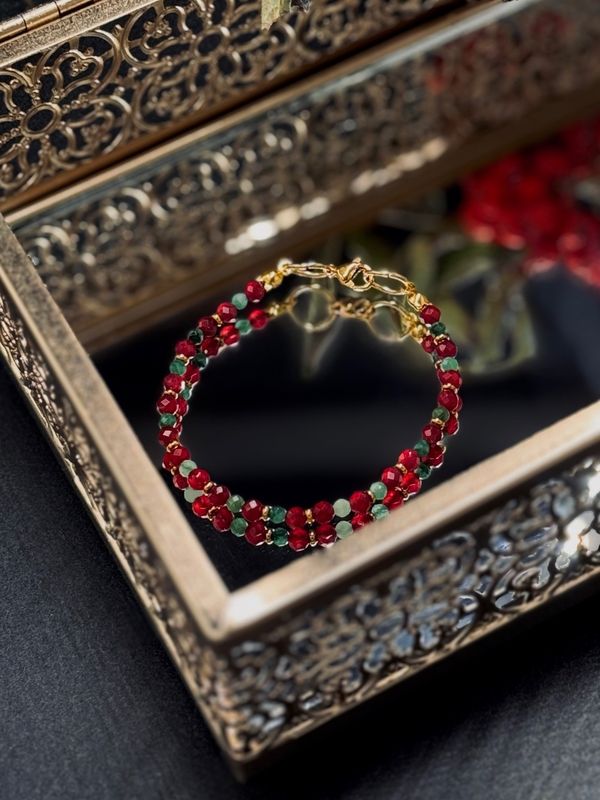 Persefona | Rubin &amp; turmalin zielony