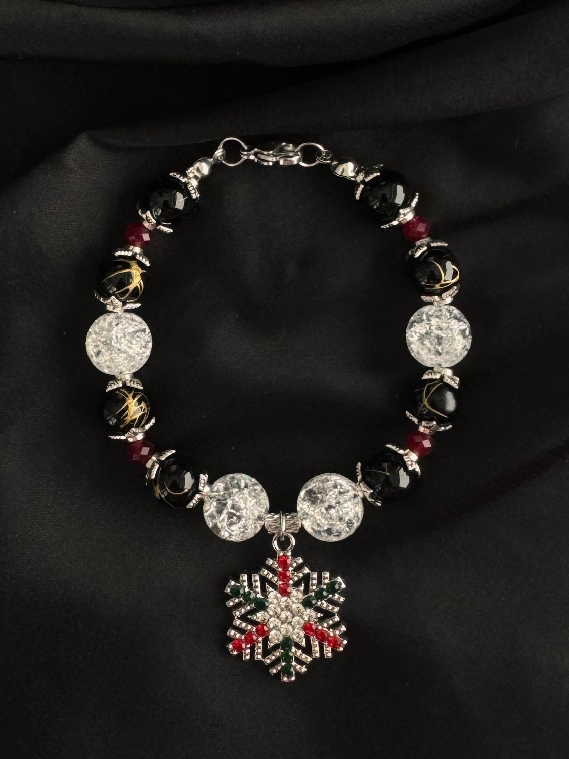 Gwiazda Północy | Rubin &amp; Czarny Turmalin &amp; Kruszony Kryształ