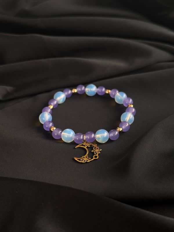 Opalowa Wiedźma | Opal &amp; Agat lawendowy