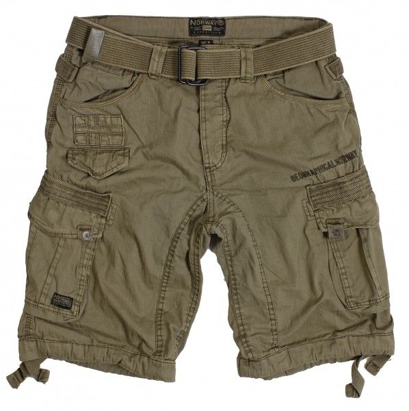 Geographical Norway Timua Herren Cargo Shorts Mastic XXL - FÄLLT KLEINER AUS