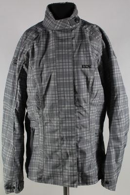 IXS Damen Motorradjacke Gr.L graugrün/weiß Polyester Top Zustand IXS Damen Motorradjacke Gr.L graugrün/weiß Polyester Top Zustand