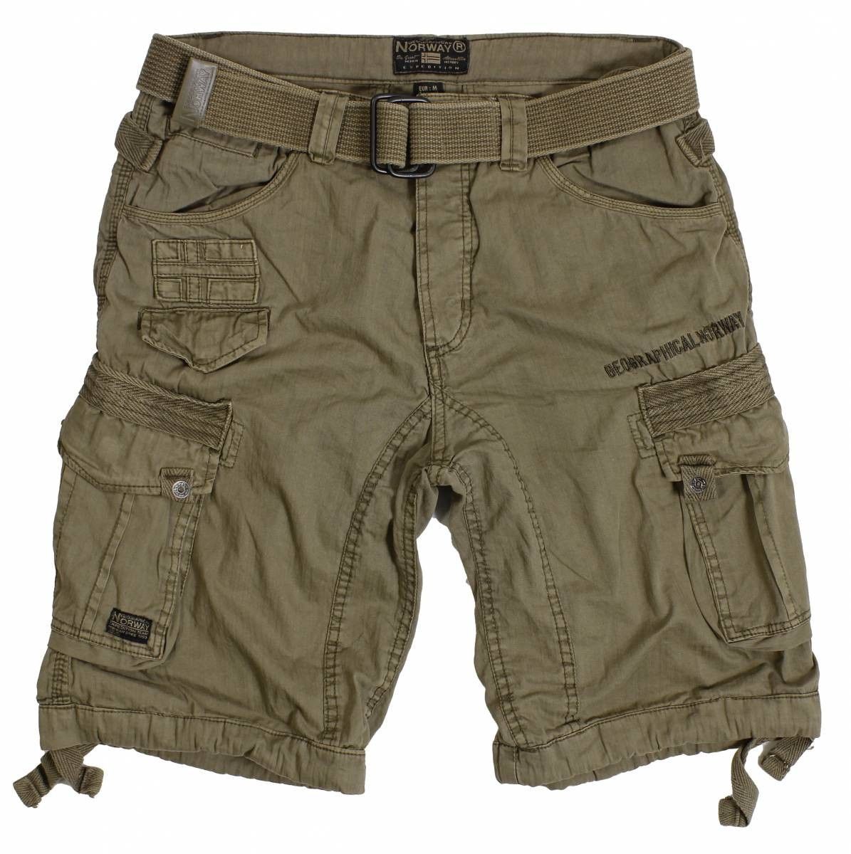 Geo Norway Timua Herren Cargo Shorts Mastic 3XL - FÄLLT KLEINER AUS (BUND 50cm)
