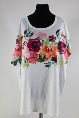 Shein Curve T-Shirts Gr.3XL weiß / bunt Top Zustand Shein Curve T-Shirts Gr.3XL weiß / bunt Top Zustand