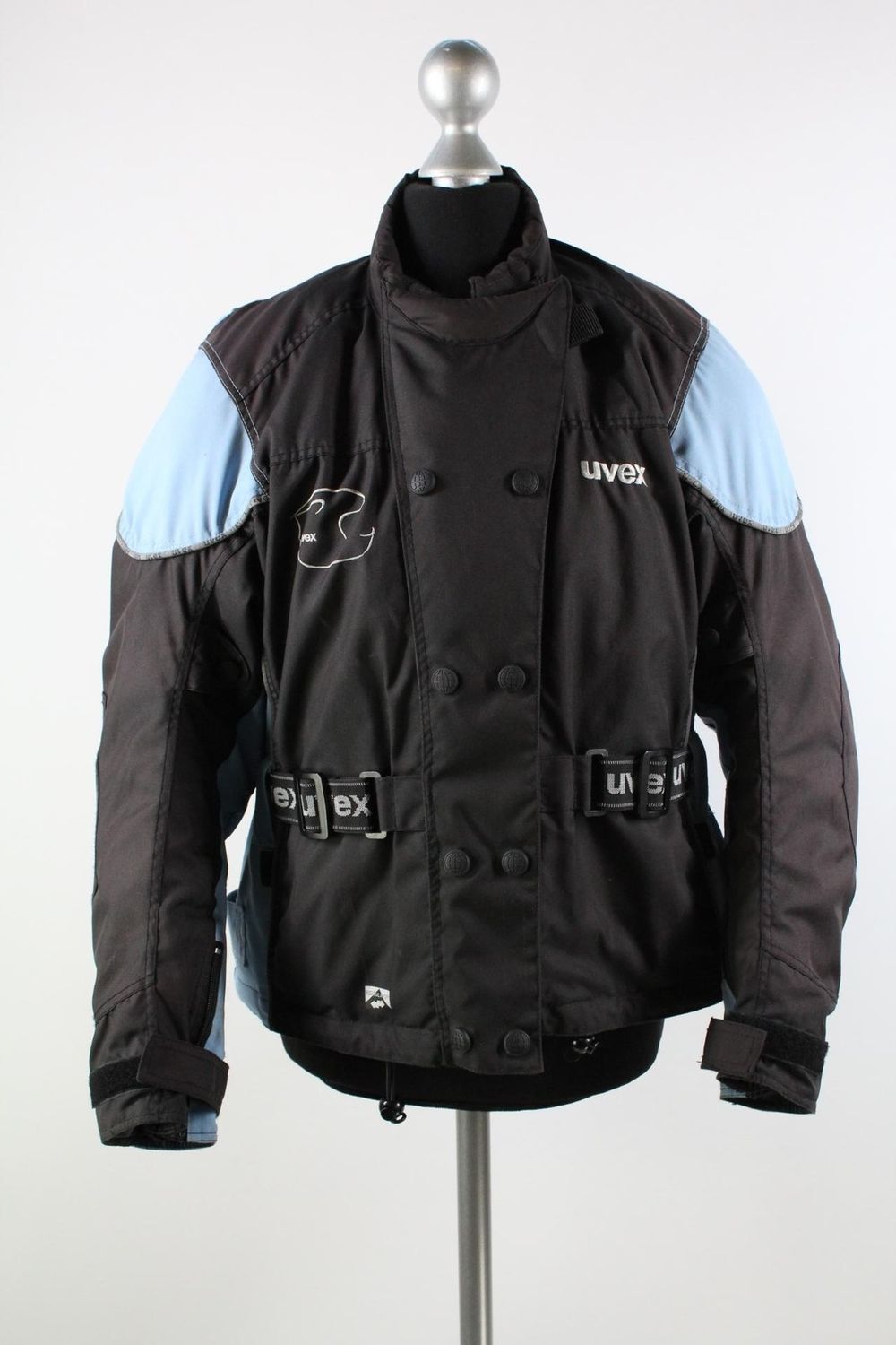 Uvex Sports Flash Damen Motorradjacke Gr.s Textil Top Zustand Schwarz Blau