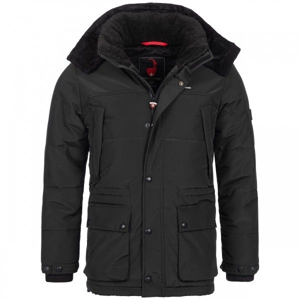 Höhenhorn Mangard Outdoor Herren Winterjacke Parka S Schwarz Top Zustand
