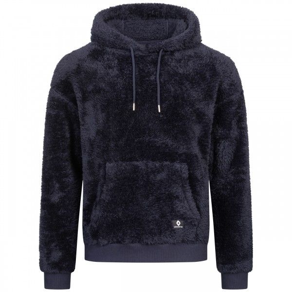 Höhenhorn Bärg Hoodie Teddyfleece Herren Kapuzenpullover Dunkelblau XL