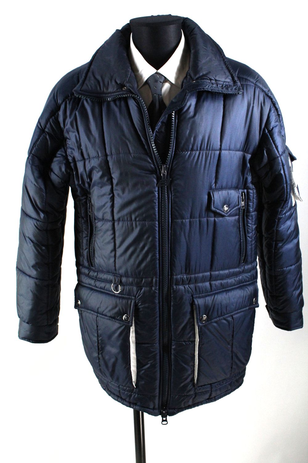 anba of austria Herren Winterjacke Vintage Jacke Gr.54/XL blau Top Zustand