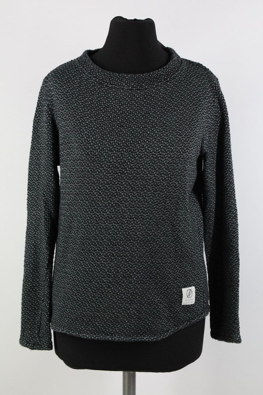 bleed Pullover Gr.XS schwarz/grün 100% Baumwolle Top Zustand