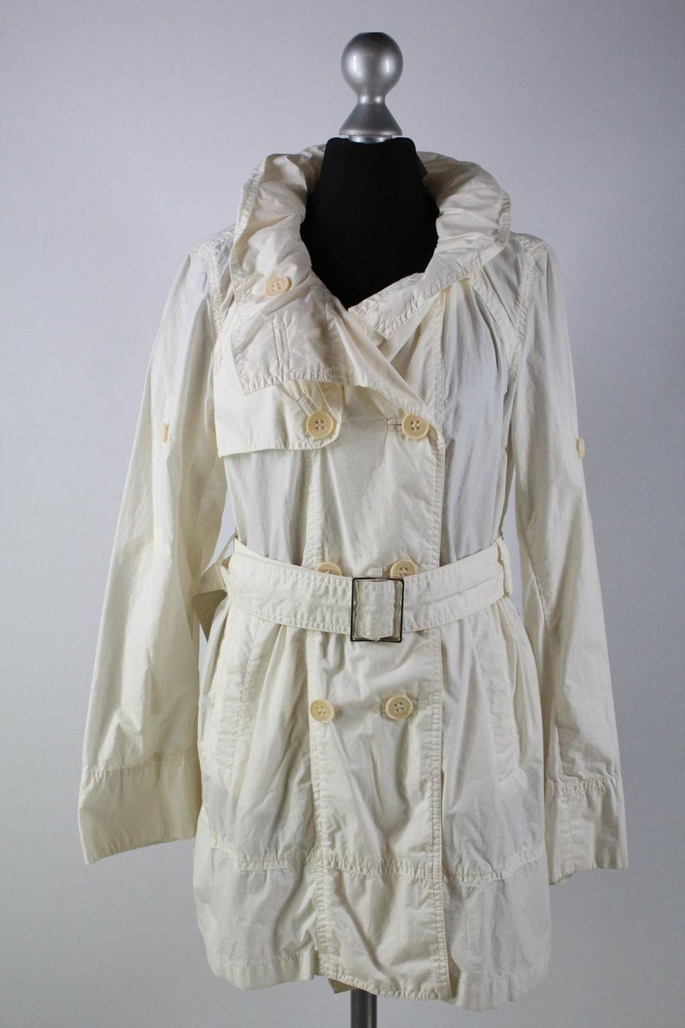 Cinque Trenchcoat Gr.36/S creme Baumwollmischung Top Zustand
