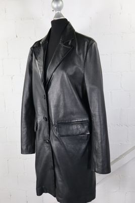 Freaky Nation Leder-Kurzmantel Gr. S Schwarz | Modell Elice | NEU Echtleder