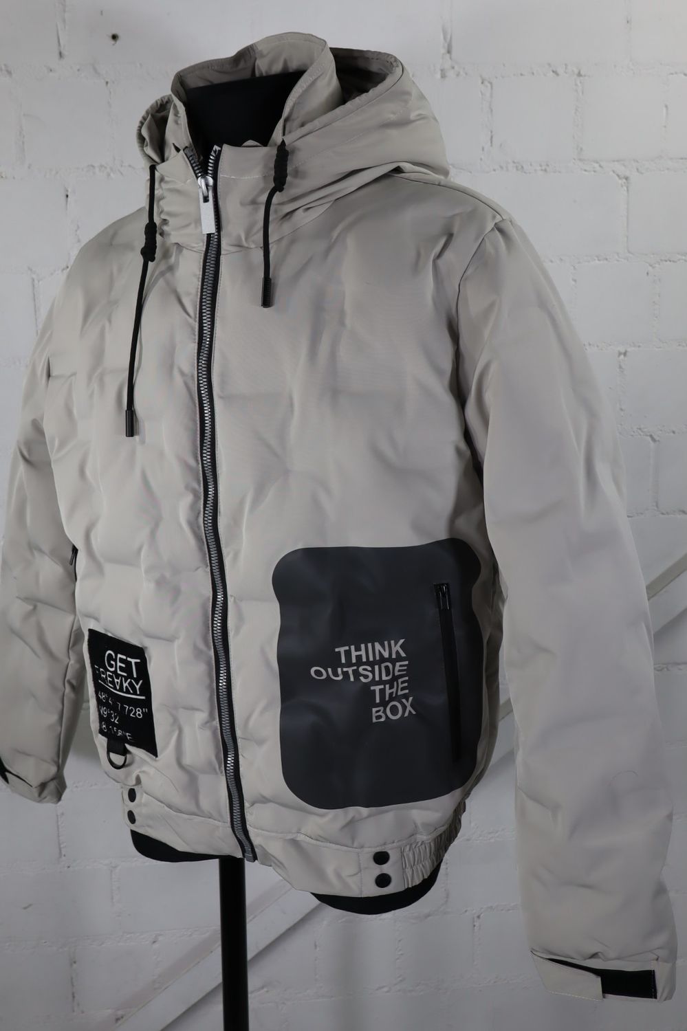 Freaky Nation Jacke 3XL Grau Schwarz | NEU mit Etikett | Outdoor Funktionsjacke