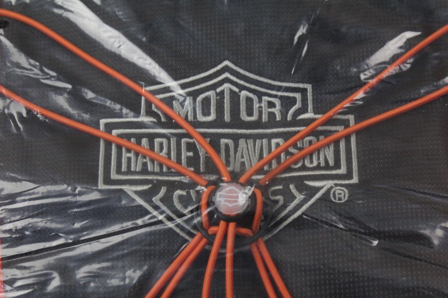 Harley-Davidson Rucksack Motorrad Backpack Schwarz Orange Top Zusstand