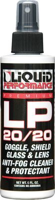 Liquid Performance 20/20 Anti-Fog Cleaner and Protectant 4oz