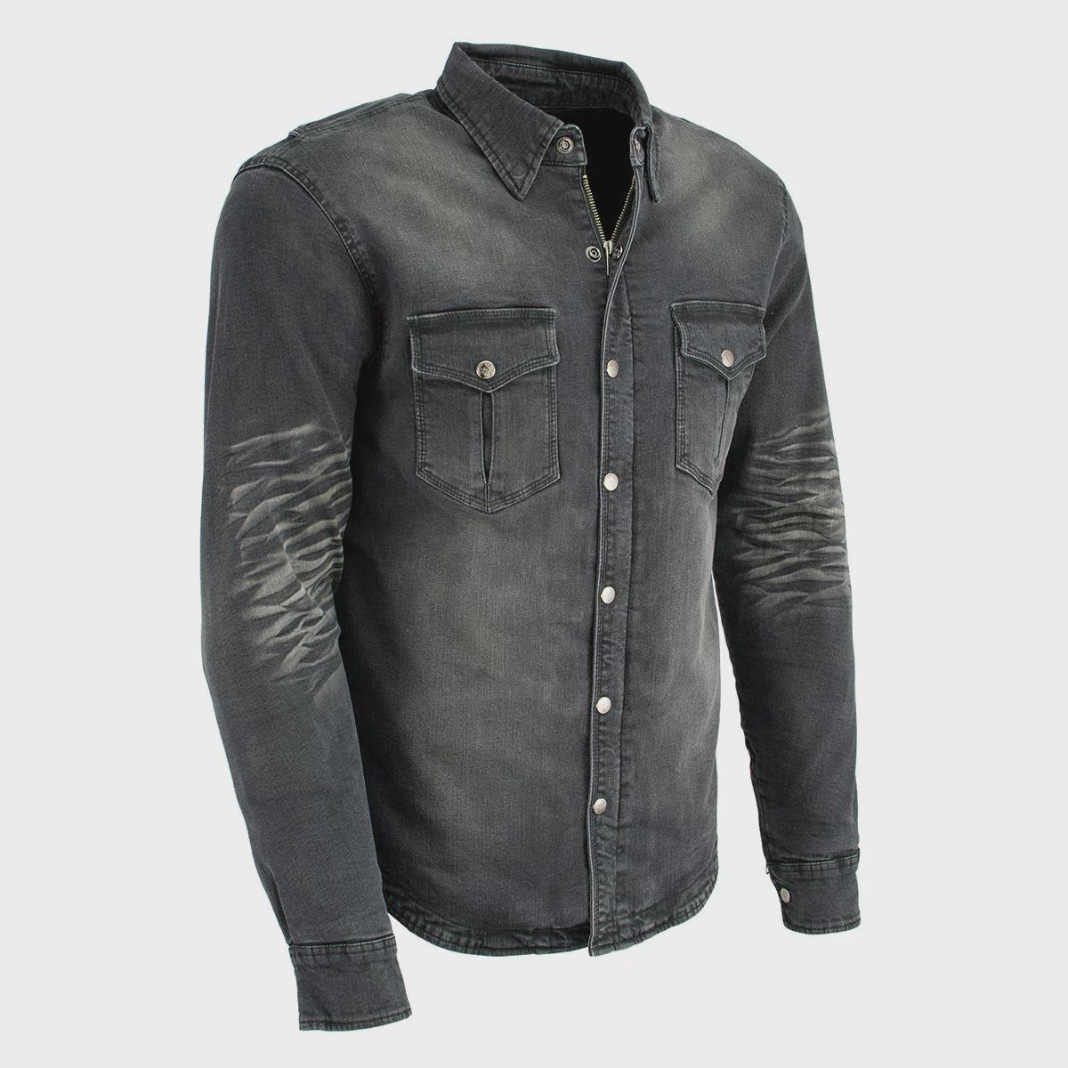 MPM1620 Men&#39;s Black Armored Flannel