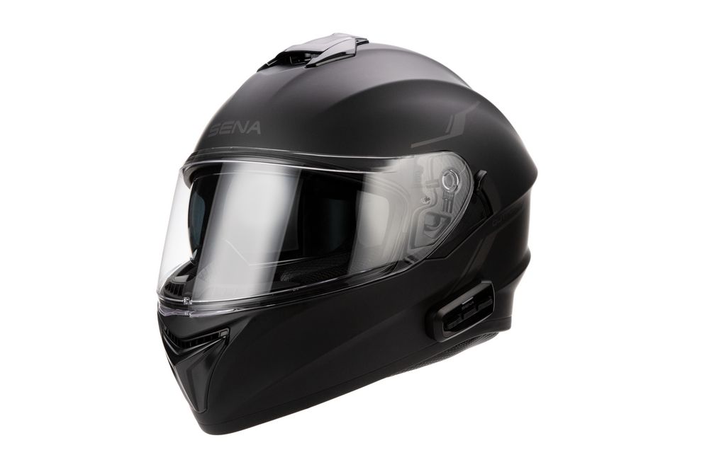 SENA OUTFORCE FULL FACE HELMET BLUETOOTH MATTE BLACK