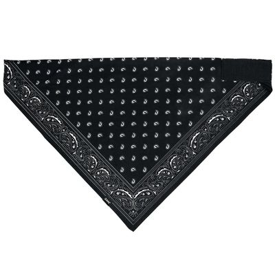 BL101 BANDANNA, SPORTFLEX(TM) SERIES, BLACK PAISLEY
