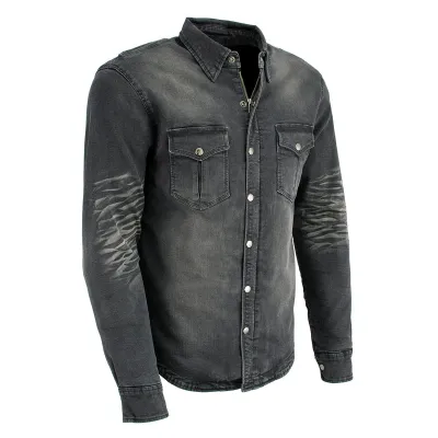 MPM1620 Men's Black Armored Flannel