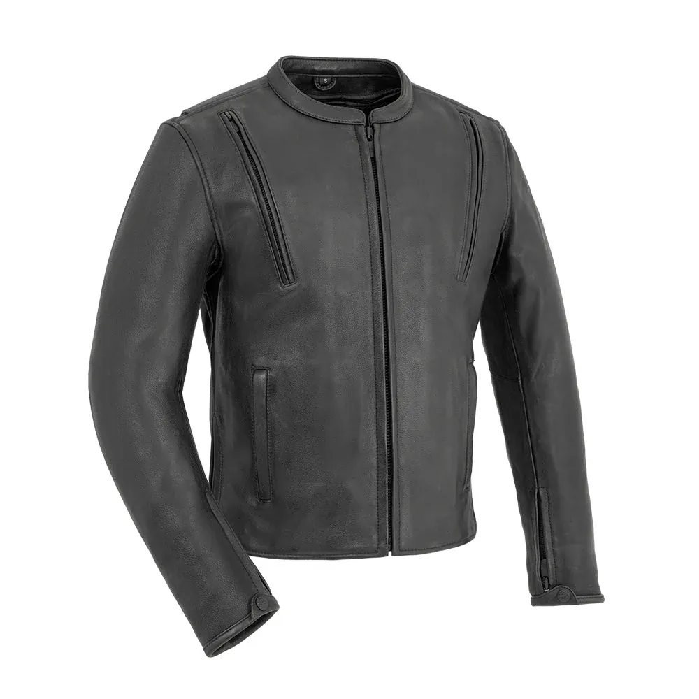 REVOLT' MEN'S MC LEATHER JACKET
