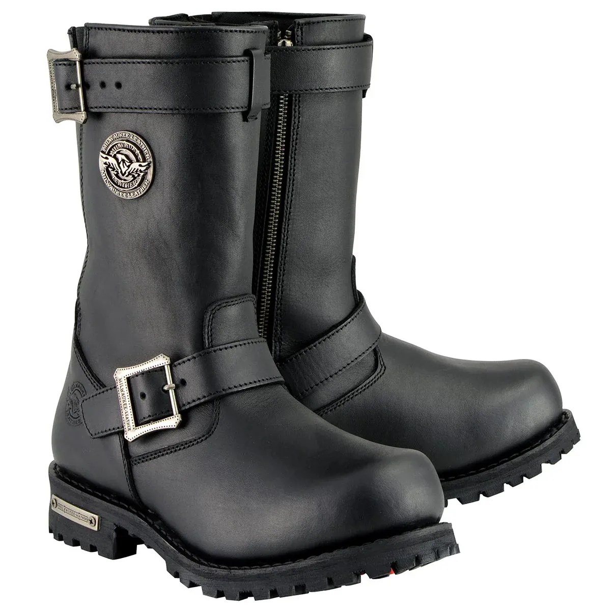 MBM9020 Men's Black 11-Inch Classic Engineer Boots