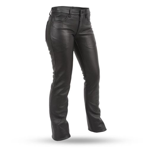 ALEXIS - WOMEN'S MOTORCYCLE LEATHER PANTS, Size: 14