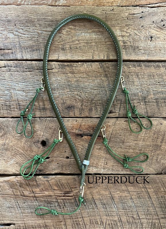 Fowler Hide Supply Leather Rope Lanyard Mossy Mallard™