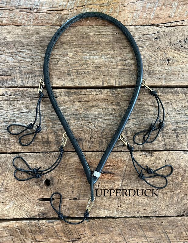 Fowler Hide Supply Leather Rope Lanyard Black