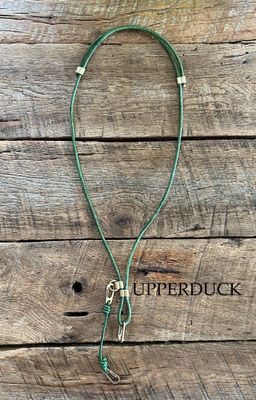 Fowler Hide Supply Leather Dog Lanyard Mossy Mallard™