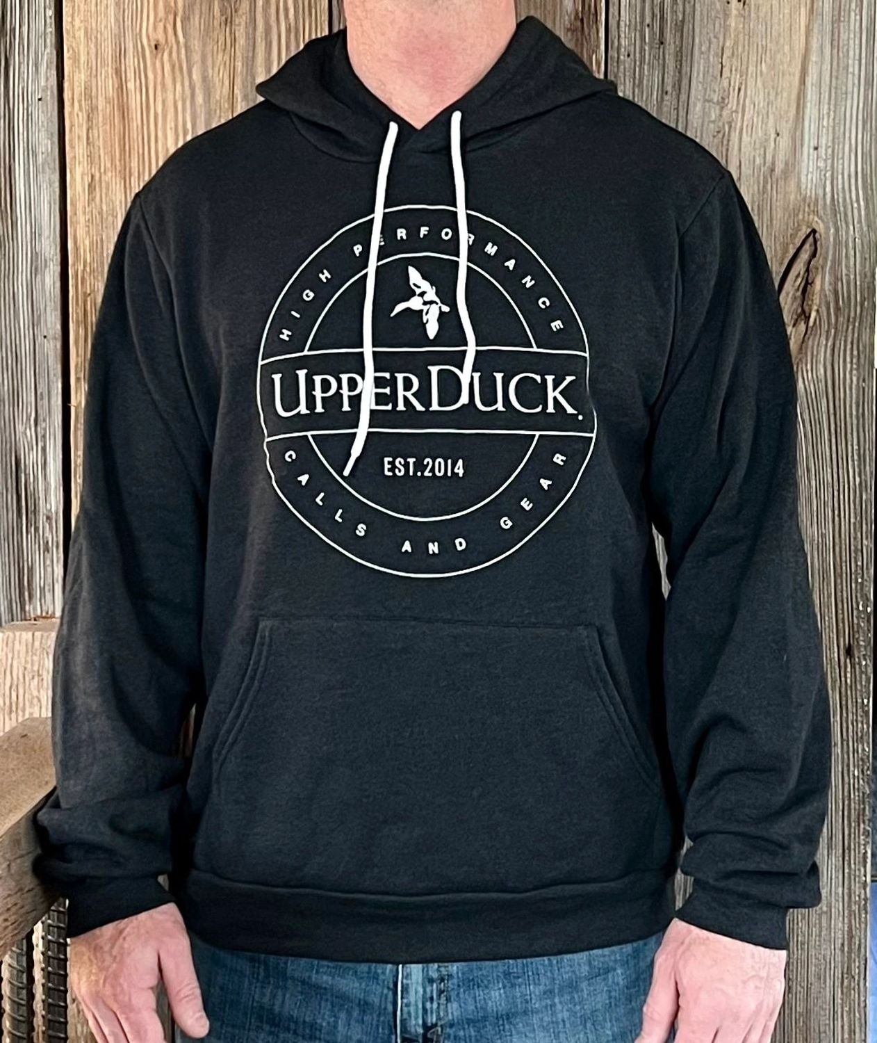 UPPERDUCK Hoodie Fleece Black Heather