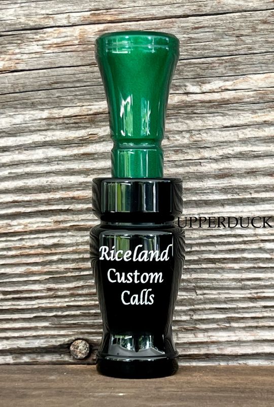 RICELAND MEAT DUCK CALL Black Green Pearl Black Band